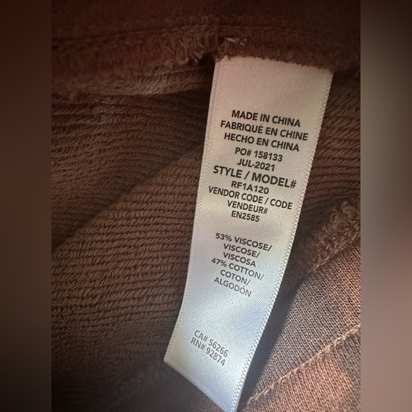 NWT Splendid  Drawstring Waist Mid Rise Leopard Print Coordinating Joggers small - Picture 2 of 11